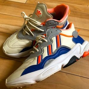 Adidas sneakers size 10/10.5 used like new multi color